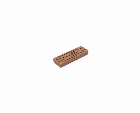 1 Kilogramm Fliese 1x3 mit Holzmaserung | ca. 2500 Klemmbausteine – Bild 2 – LEGO