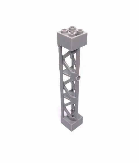 10 x Gerüst | 95347 – Klemmbaustein LEGO