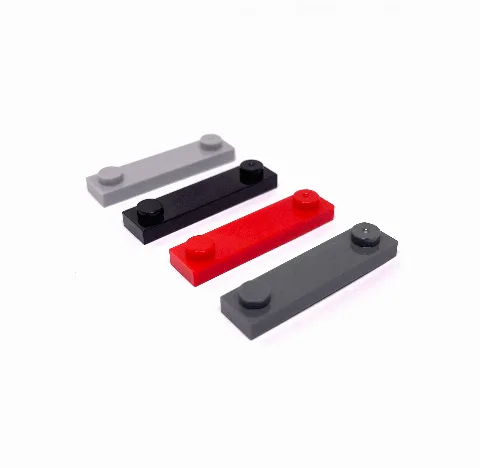 100 x Platte 1x4 mod. (2 Noppen) | 92593
