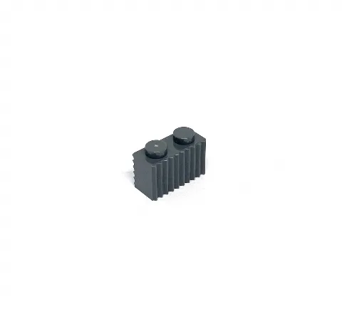 100 x Stein 1x2 mod. mit Rillen | 2877 – Klemmbaustein LEGO