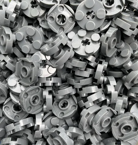 100x Platte rund 2x2 mit Kreuz-Loch | 4032 – Bild 6 – Klemmbaustein LEGO