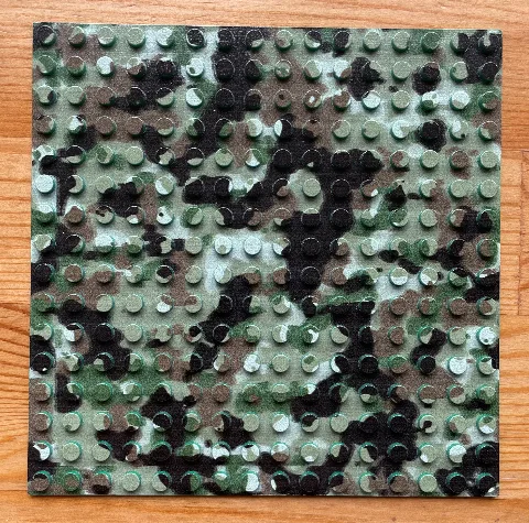 11 verschiedene Bedruckte Grundplatten | Camouflage 16x16 | 91405 – Bild 5 – Klemmbaustein LEGO