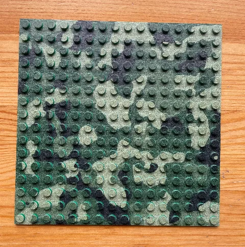 11 verschiedene Bedruckte Grundplatten | Camouflage 16x16 | 91405 – Bild 6 – Klemmbaustein LEGO