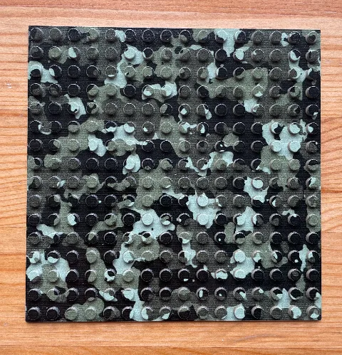 11 verschiedene Bedruckte Grundplatten | Camouflage 16x16 | 91405 – Bild 7 – Klemmbaustein LEGO