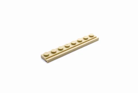 30 x Platte 1x8 mod. | 4510 – Klemmbaustein LEGO