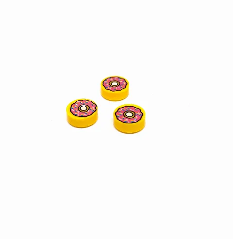 5 x Fliese 1x1 Donut | bedruckt – Bild 2 – Klemmbaustein LEGO