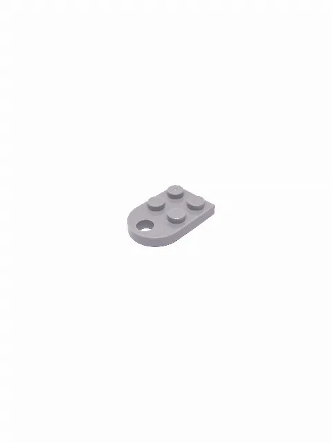 50 x Platte 2x3 Modifiziert mit Loch | 3176 – Bild 2 – Klemmbaustein LEGO