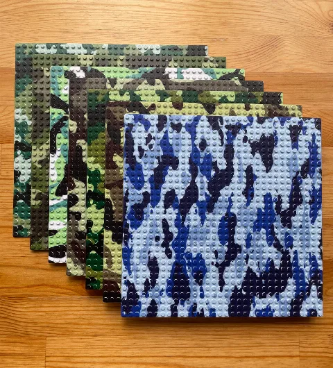 Bedruckte Grundplatten | Camouflage | 3811 – Bild 1 – Klemmbaustein LEGO