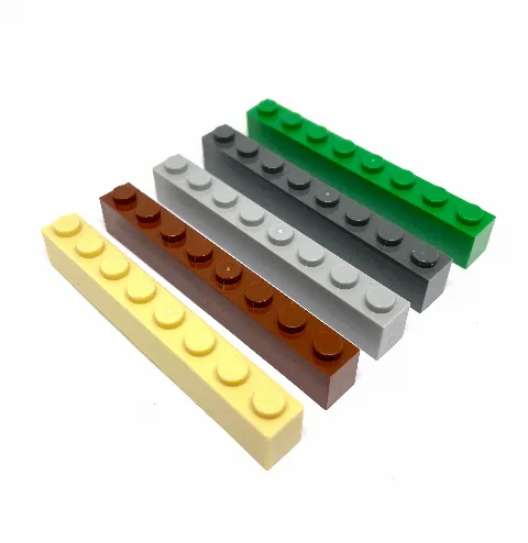 Brick 1 x 8 | 25 x Stein 1 x 8 | 3008 – Klemmbaustein LEGO