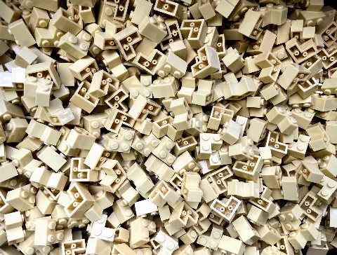 Brick 2 x 2 Corner | 50x Eckstein 2 x 2 (2357) – Klemmbaustein LEGO