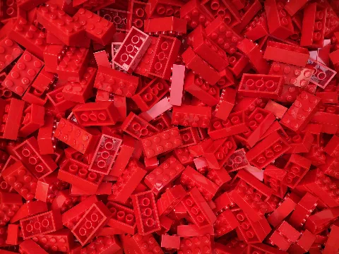 Penny Bricks® Brick 2x4 | Klemmbaustein 2x4 (200 Stück) | 3001 – LEGO
