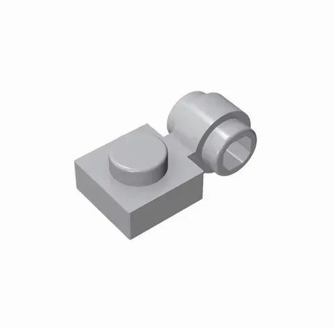 Plate, Modified 1 x 1 with Light Attachment - Thick Ring | 4081b | 200 Stück – Bild 2 – Klemmbaustein LEGO