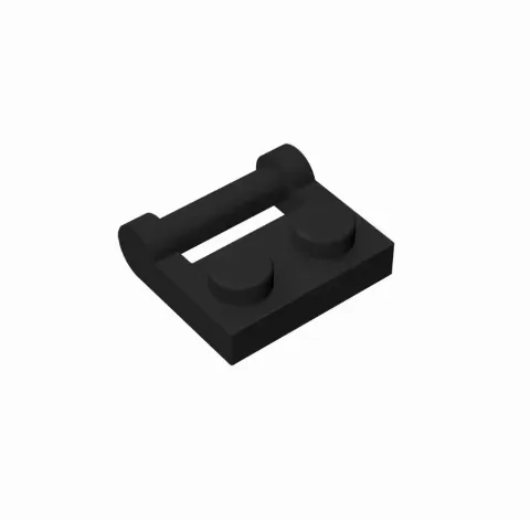 Plate, Modified 1 x 2 with Bar Handle on Side - Closed Ends | 48336 | 100 Stück – Bild 3 – Klemmbaustein LEGO