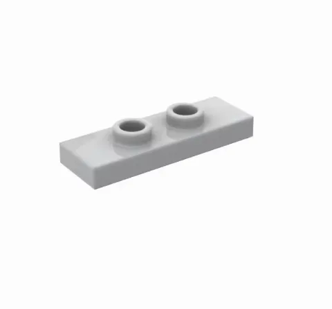 Plate, Modified 1 x 3 with 2 Studs (Double Jumper) | 34103 | 100 Stück – Bild 3 – Klemmbaustein LEGO