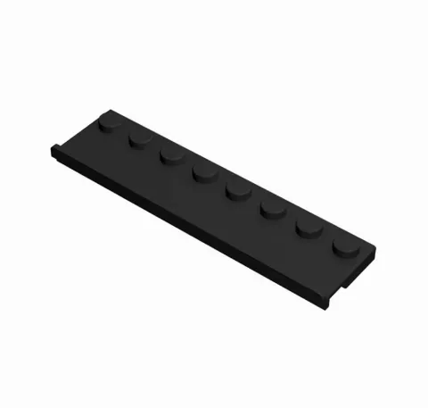Plate, Modified 2 x 8 with Door Rail | 30586 | 30 Stück – Bild 3 – Klemmbaustein LEGO