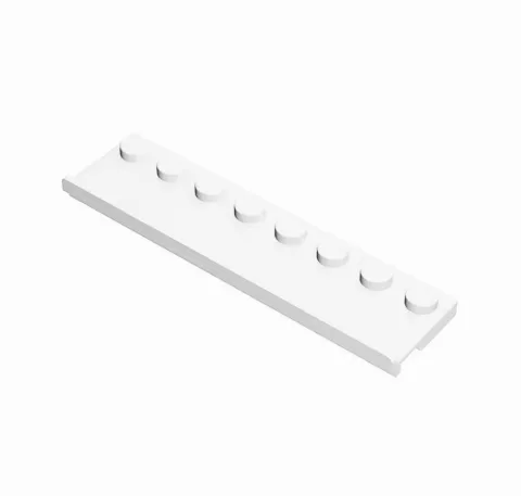 Plate, Modified 2 x 8 with Door Rail | 30586 | 30 Stück – Bild 2 – Klemmbaustein LEGO