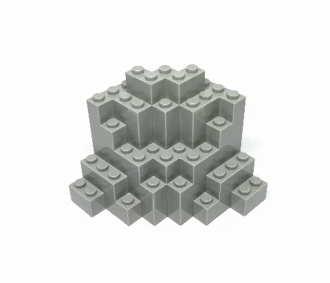 Rock Panel 8 x 8 x 6 Medium Symmetric - Felsen | 23996 – Klemmbaustein LEGO