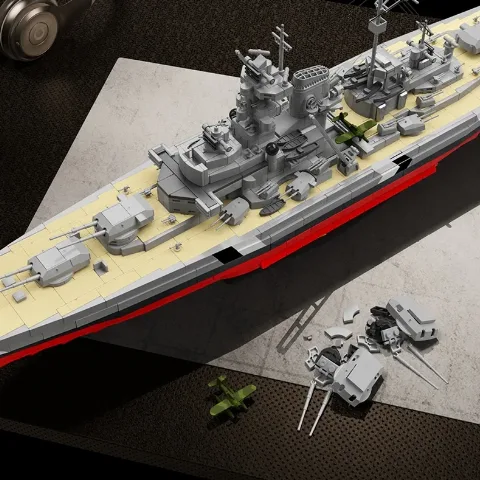Schiff "Bismarck" 2686 Klemmmbausteine | 12GO – Bild 4 – Klemmbaustein LEGO