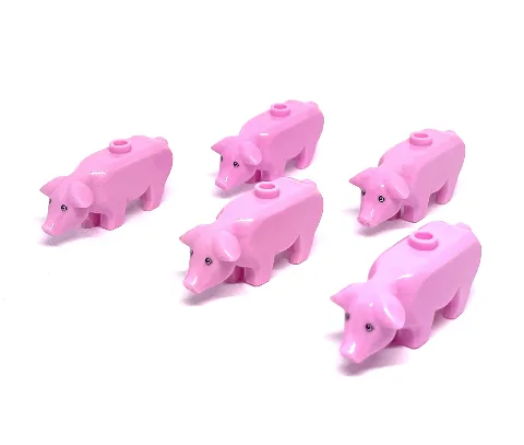 20 Stück Schweinchen | 20 Klemmbausteine | Fabrikverkauf – Bild 5 – LEGO