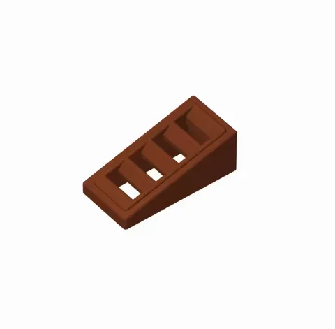Slope 18 2 x 1 x 2/3 with Grille | 61409 | 200 Stück – Bild 2 – Klemmbaustein LEGO