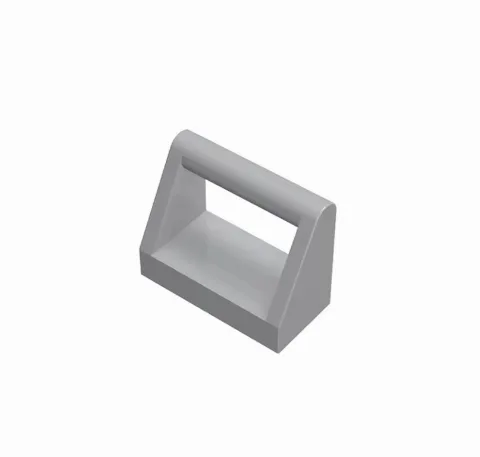 Tile, Modified 1 x 2 with Bar Handle | 2432 | 100 Stück – Bild 2 – Klemmbaustein LEGO