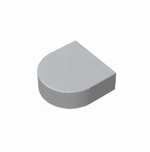 Tile, Round 1 x 1 Half Circle Extended | 24246 | 200 Stück – Bild 1 – Klemmbaustein LEGO