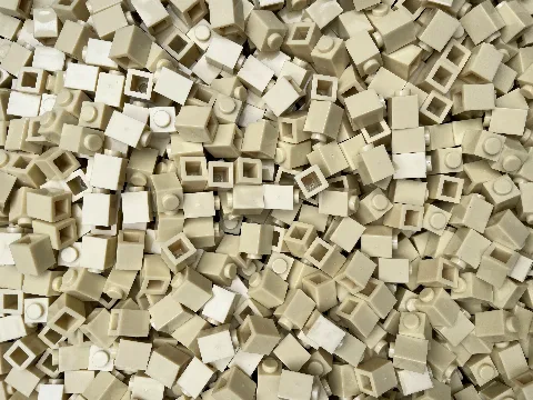 1 Kilogramm Klemmbaustein 1x1 | 3005 | ca. 2500 Klemmbausteine – Bild 2 – LEGO