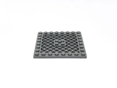 10 pcs Plate, Modified 8 x 8 with Grill | Klemmbaustein Platte 8x8 mod. | 4151 – Bild 5 – LEGO