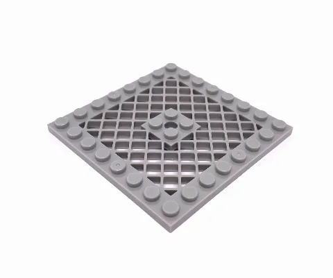 10 pcs Plate, Modified 8 x 8 with Grill | Klemmbaustein Platte 8x8 mod. | 4151 – LEGO