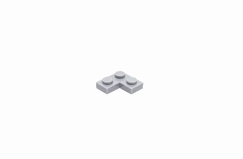 100 x Klemmbaustein-Eckplatte 2x2 | 2420 – LEGO