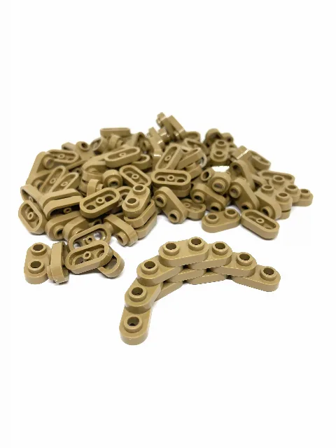 100 x Klemmbaustein Platte 1x2 rund mit offenen Noppen | 35480 – Bild 4 – LEGO
