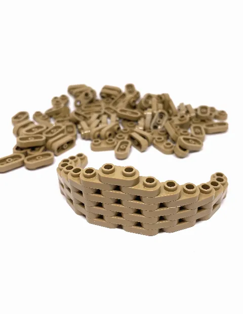 100 x Klemmbaustein Platte 1x2 rund mit offenen Noppen | 35480 – Bild 1 – LEGO