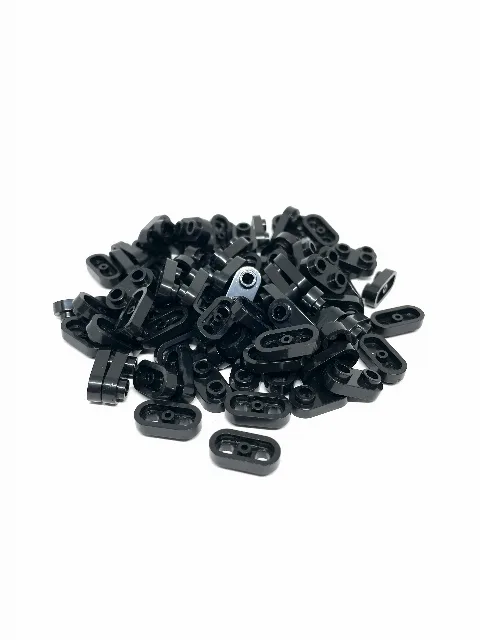 100 x Klemmbaustein Platte 1x2 rund mit offenen Noppen | 35480 – Bild 3 – LEGO