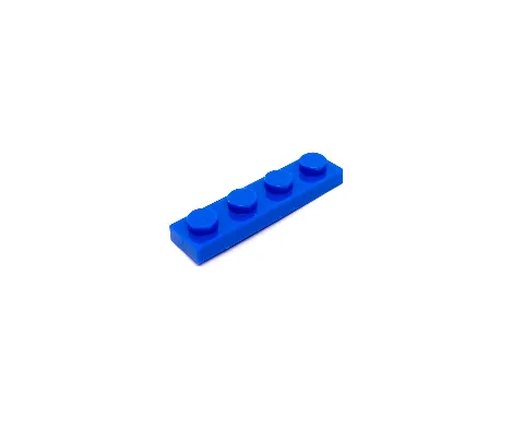 100 x Klemmbaustein-Platte 1x4 | 3710