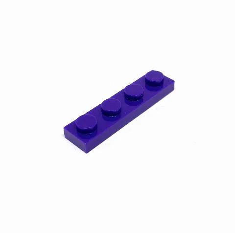 100 x Klemmbaustein-Platte 1x4 | 3710 – LEGO