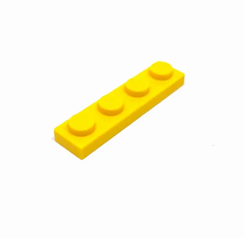 100 x Klemmbaustein-Platte 1x4 | 3710 – LEGO