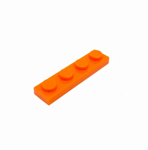 100 x Klemmbaustein-Platte 1x4 | 3710 – LEGO