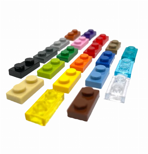 200 x Klemmbaustein-Platte 1x2 | 3023 – LEGO
