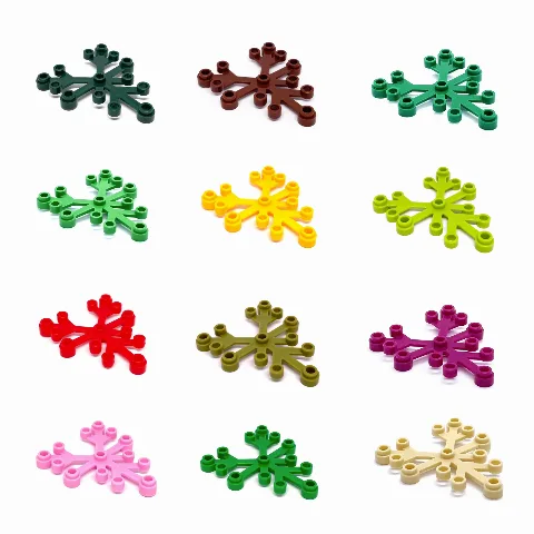 25 x Klemmbaustein Blattteil (groß) 6x5 | 2417 – LEGO