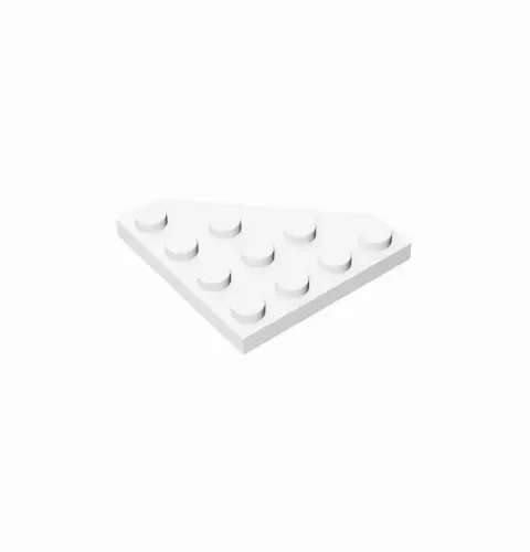 30 x Wedge, Plate 4 x 4 Cut Corner | Klemmbaustein Eckplatte 4x4 | 30503 – Bild 4 – LEGO