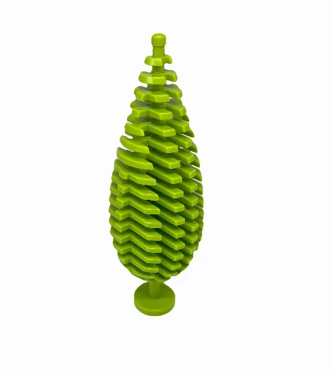 5 Stück Großer Baum (Zypresse) | Klemmbaustein Pflanzenteile | 3778 – Bild 4 – LEGO