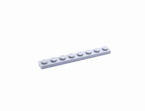 50 x Klemmbaustein Platte 1x8 | 3460 – LEGO
