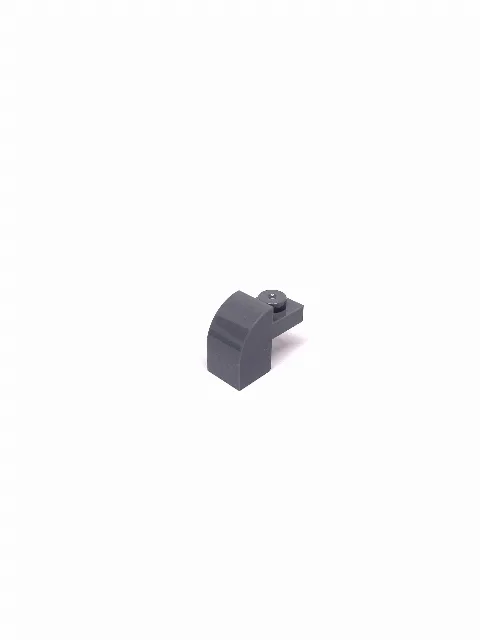 50x Klemmbaustein Schräge rund 2x1x1 1/3 mit abgesetzten Noppen | 6091 – Bild 2 – LEGO