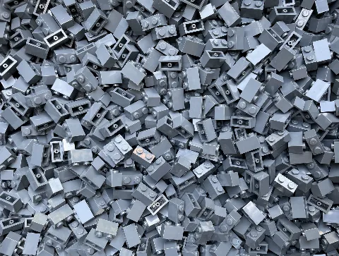 Brick 1 x 2 | 100 x Klemmbaustein 1x2 | 3004
