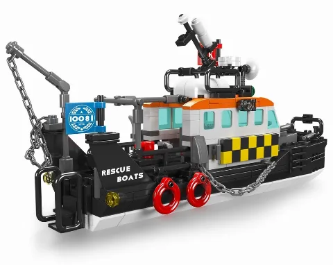 Britisches Rettungs-Boot | 364 Klemmbausteine | MouldKing 10081 – Bild 2 – LEGO