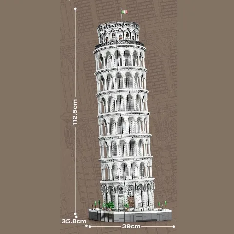 Der schiefe Turm von Pisa | 7652 Klemmbausteine | 112 cm Höhe! – Bild 5 – LEGO
