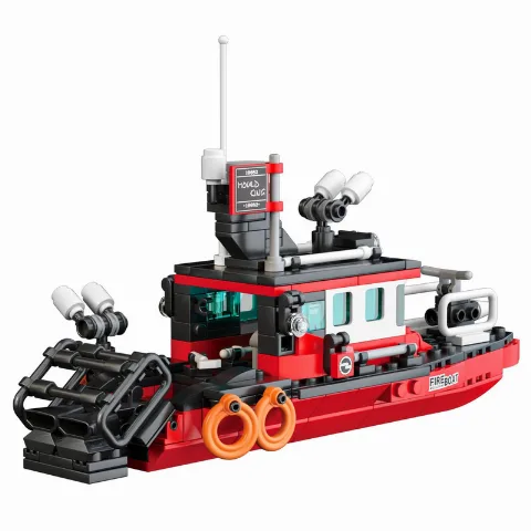 Feuerwehr-Boot | 315 Klemmbausteine | MouldKing 10082 – Bild 3 – LEGO