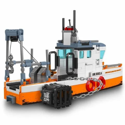 Fischer-Boot | 420 Klemmbausteine | MouldKing 10083 – Bild 3 – LEGO