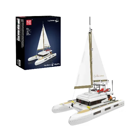 Katamaran | 890 Klemmbausteine | MouldKing 10217 – Bild 2 – LEGO