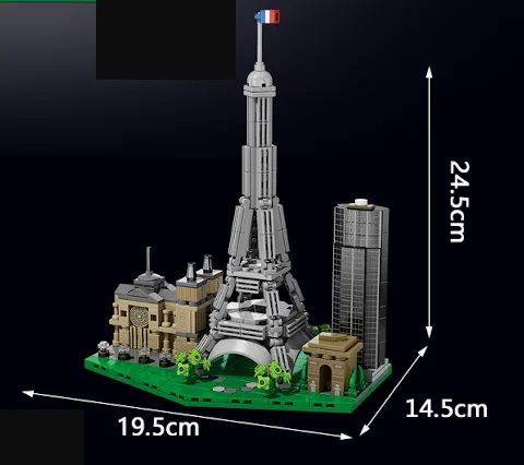Klemmbaustein-Architektur-Serie | Paris | 584 Klemmbaustein – Bild 2 – LEGO